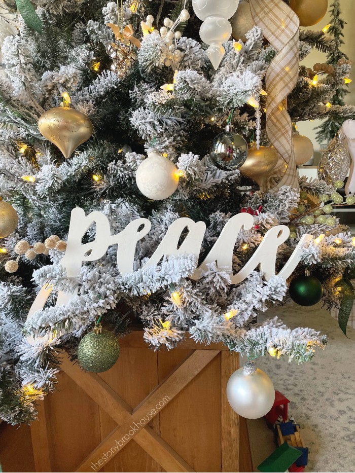 Peace on the Christmas Tree