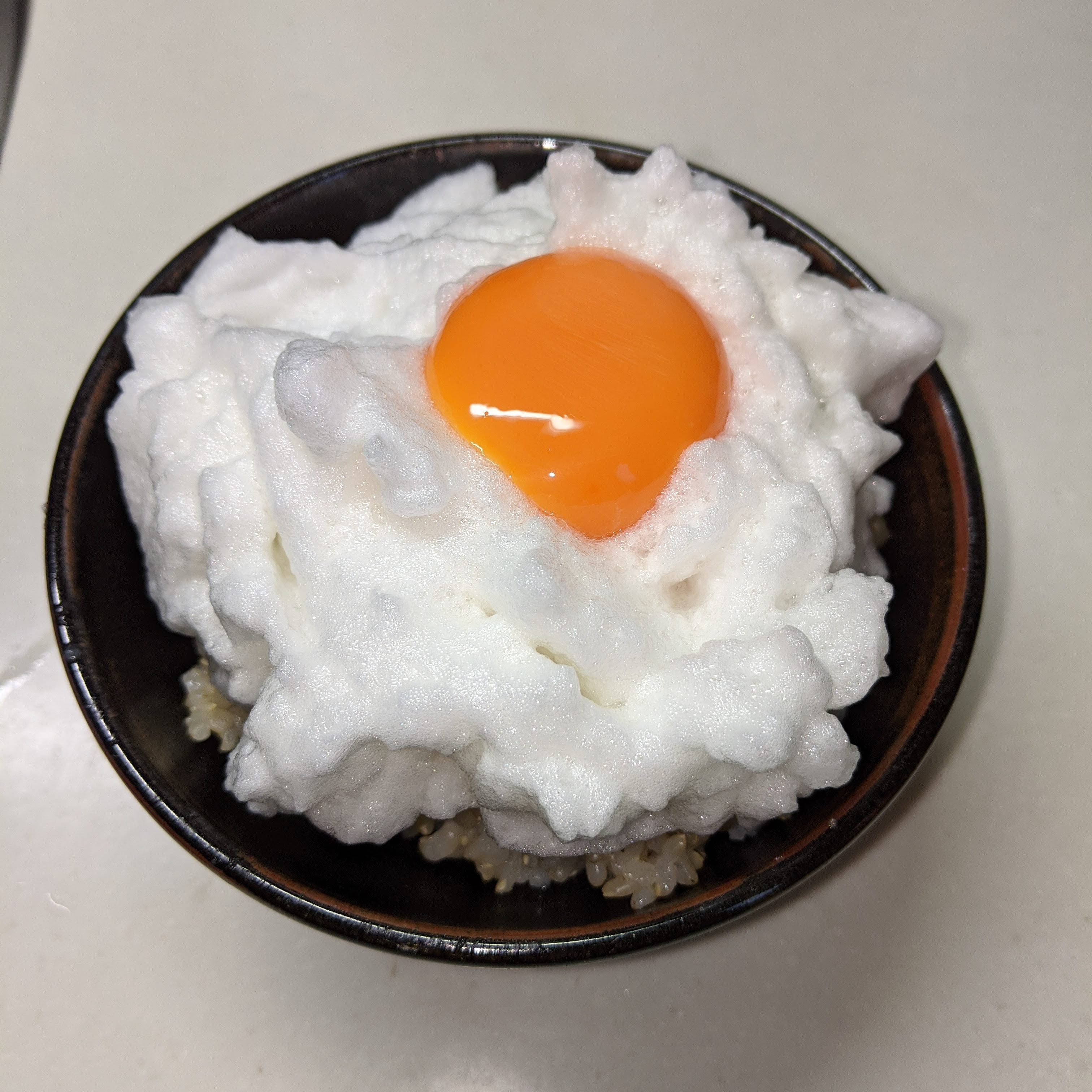 001 Fluffy Meringue Egg Over Rice ふわふわメレンゲの卵かけご飯