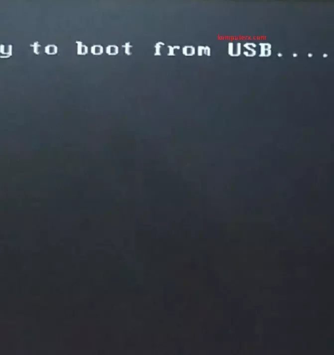 tekan sembarang keyboard pada press any key to boot usb