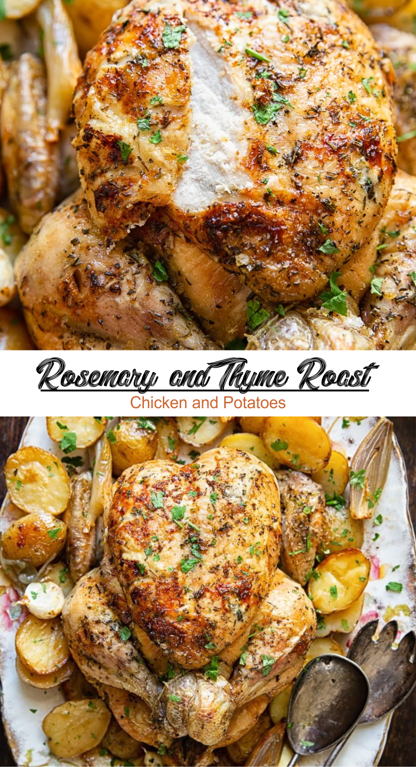 Rosemary and Thyme Roast Chicken and Potatoes Recipe Spesial Food