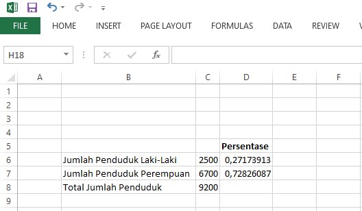 Begini Lho Perhitungan Persentase Disertai Contoh Pakar Dokumen