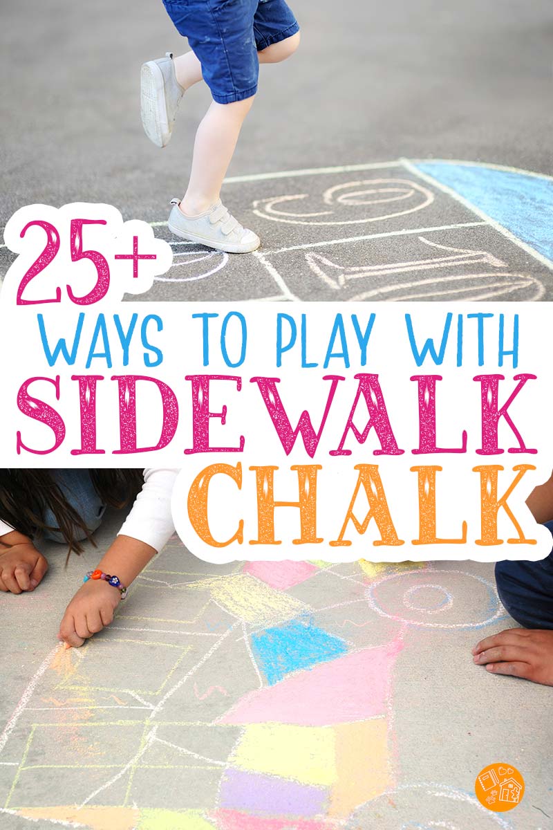 Fun List of Sidewalk Chalk Learning Activities and Game Ideas