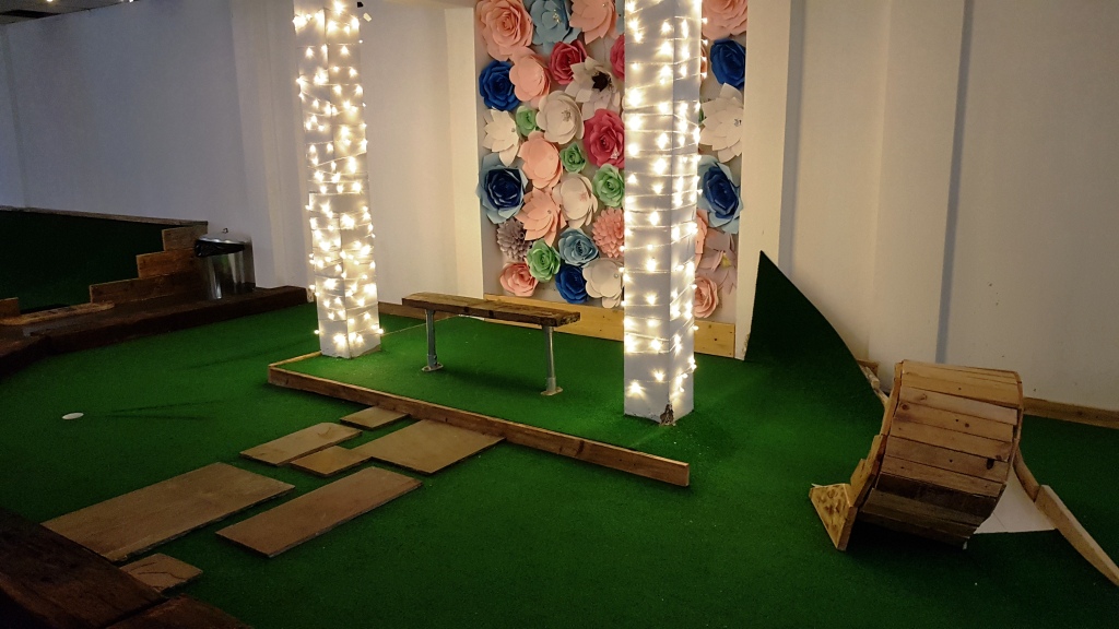 The Ham and Egger Files Crazy Golf at The Clubhouse Stoke in Newcastle