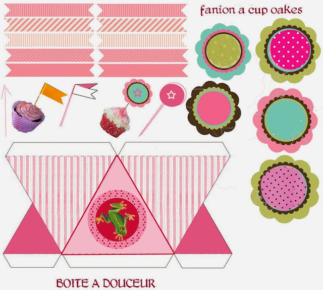 Kit de Princesas para Imprimir Gratis. Banderines y toppers.