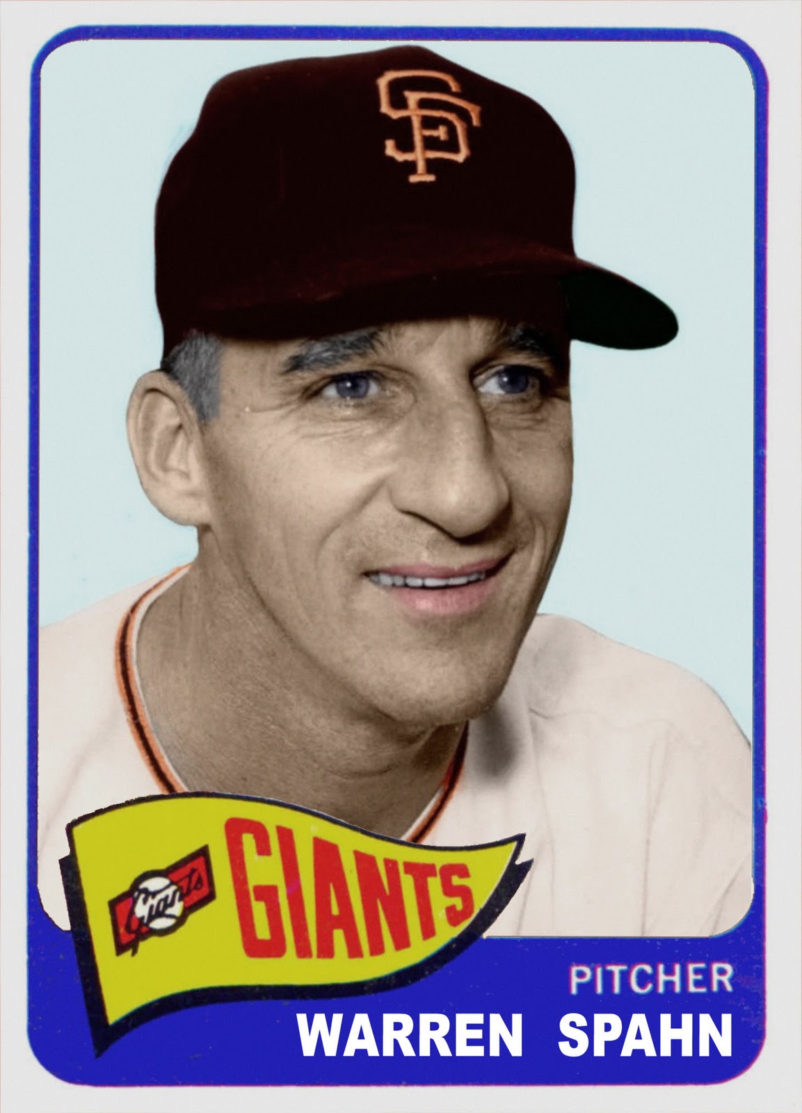 Cards That Never Were: 1965 Topps Traded Warren Spahn
