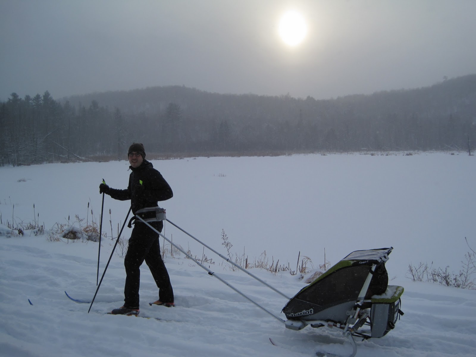 imbuildingarockwalljr Skiing with a Baby