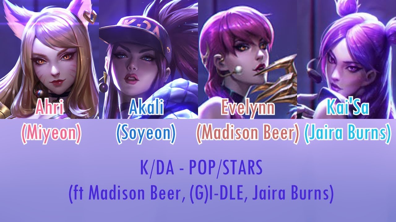 เนื้อเพลง K/DA-Pop/Stars