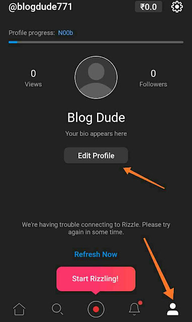 How to use Rizzle app