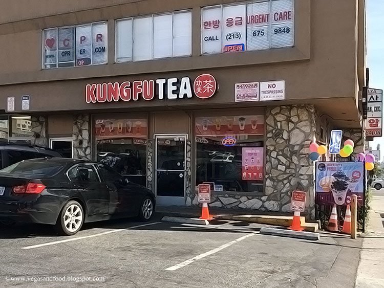 Kung Fu Tea Koreatown Vegas and Food