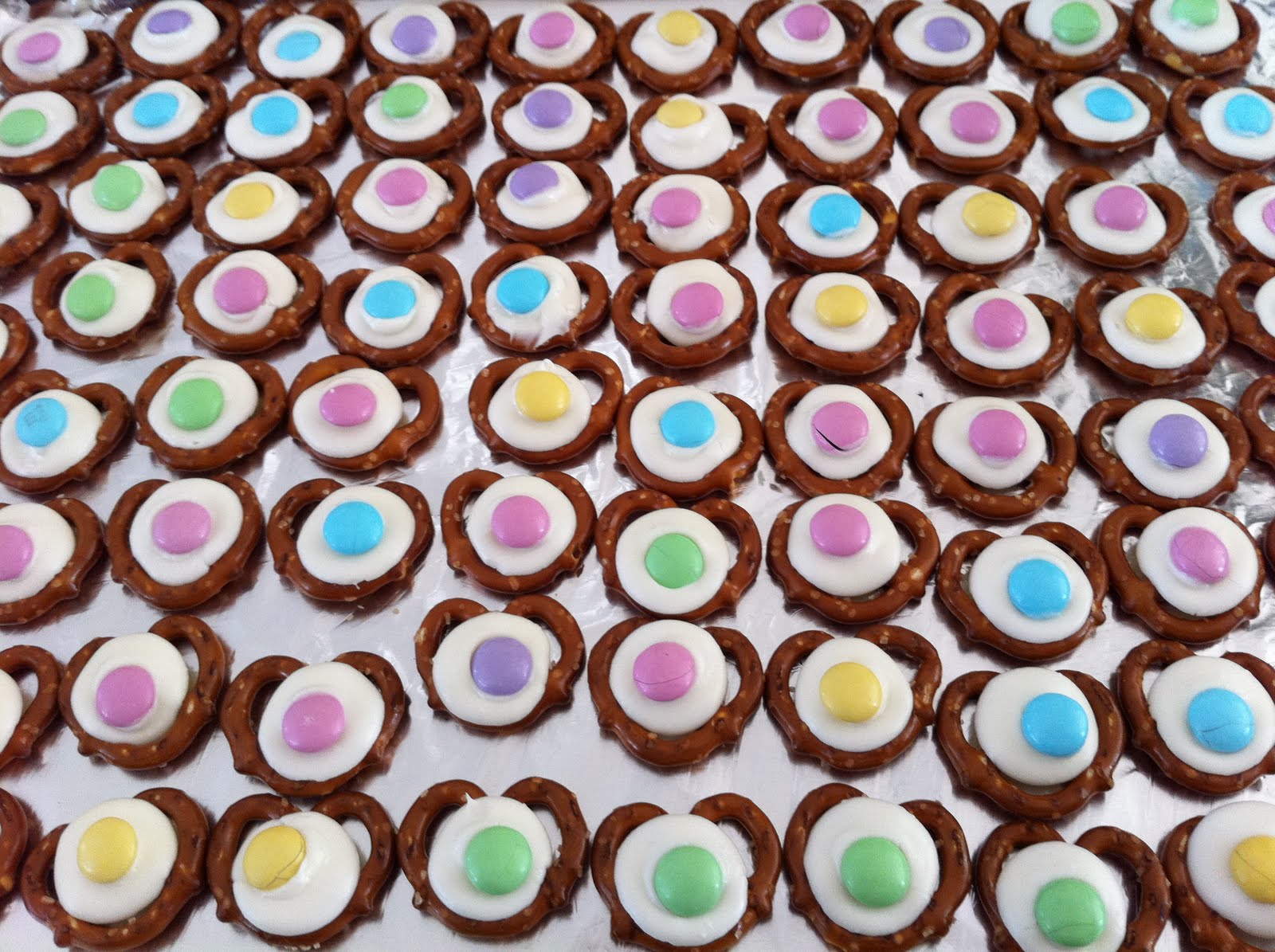 Double The Flavor Chocolate M&M Pretzel Buttons