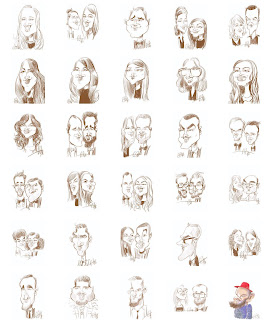 Session animation caricature numérique du samedi soir- Gala IAE - Zénith de Caen ©Guillaume Néel