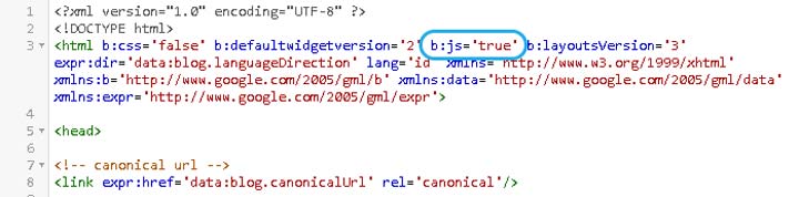 Mematikan Javascript Default Blogspot mematikan-javascript-default-blogger