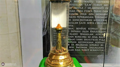 Rambut Rasulullah S.A.W. Pameran Artifak Asli Rasulullah S.A.W dan Para Sahabat R.A.,