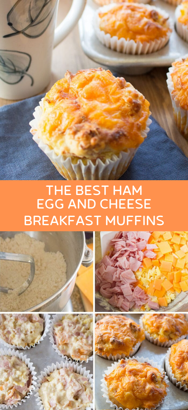 The Best Ham Egg and Cheese Breakfast Muffins
