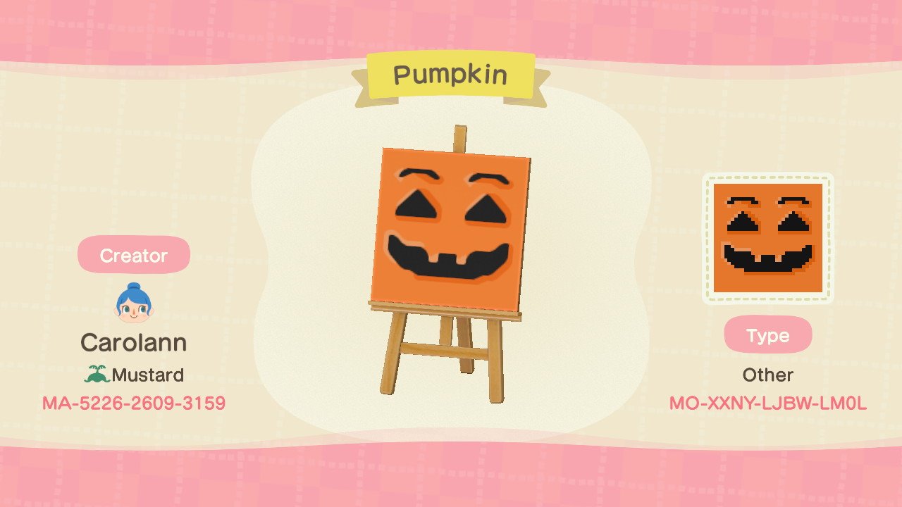 Pumpkin Carving Station In Animal Crossing New Horizons