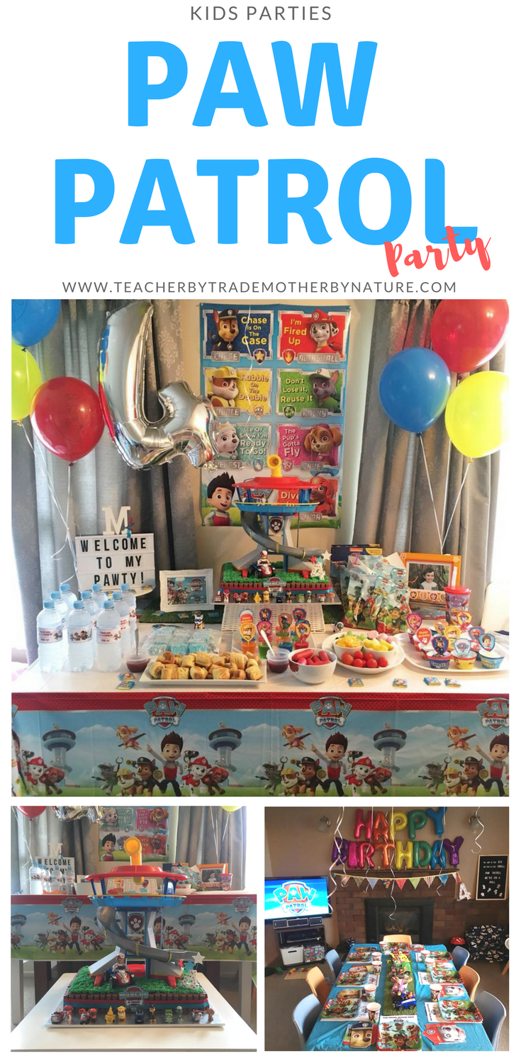 KIDS PARTIES: PAW PATROL PARTY - by trade, Mother by nature