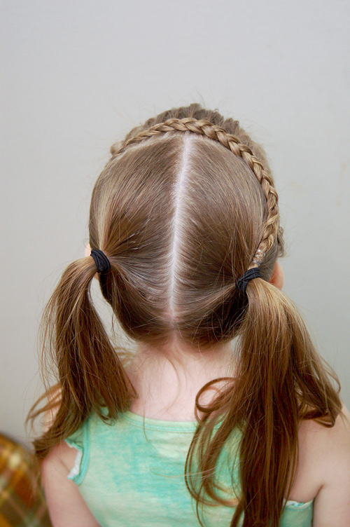 Tress It Up Girls Hairstyles: First Day of Kindergarten Hair