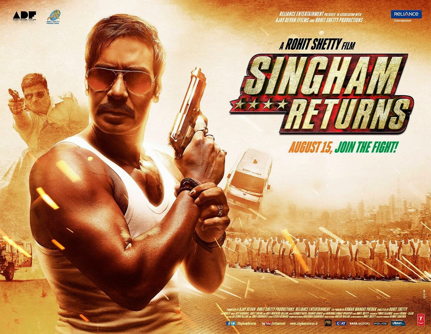 Singham Returns - All First Look Posters, Cast & Crew ...