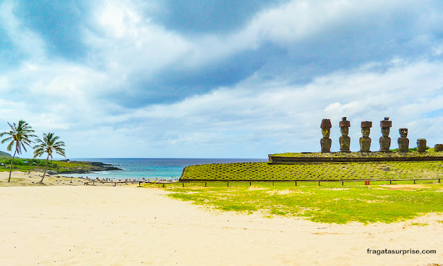 Viagens bate e volta Praia de Anakena, Ilha de Páscoa