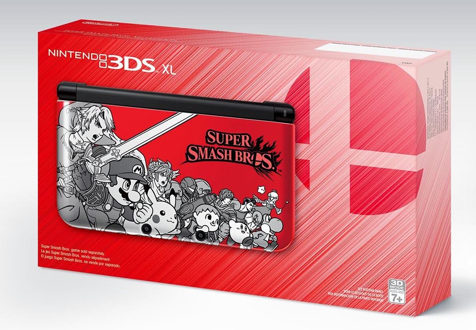 3DS XL versões Super Smash Bros., Persona Q e NES são anunciados pela