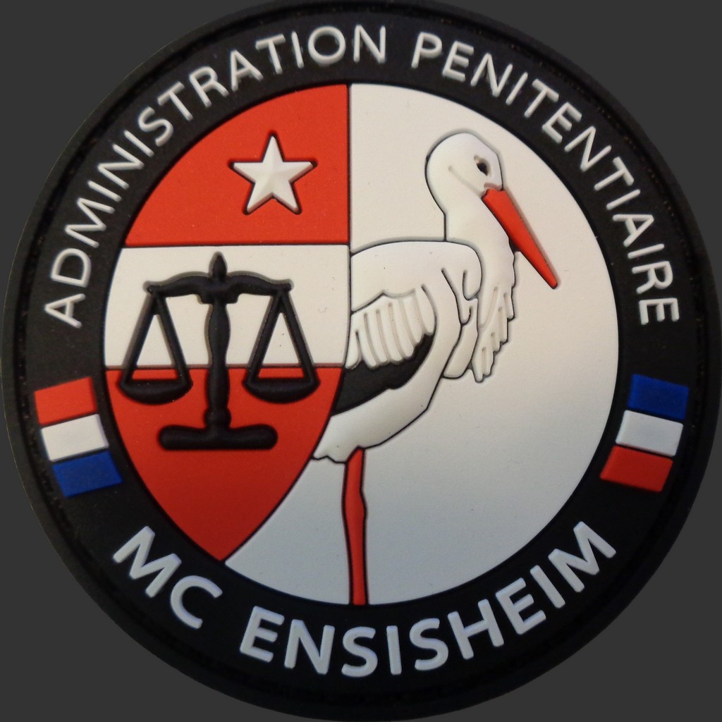 Ecussons Pénitentiaires Écusson PVC de la Maison Centrale d'Ensisheim