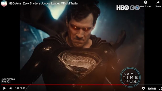 ZACK SNYDER'S JUSTICE LEAGUE Trailer Now Available (film debut same time as the U.S. on 18 March exclusively on HBO GO in Asia in the Philippines)