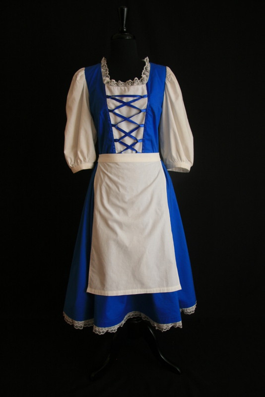 The Costume Seamstress Belle's Blue Dress