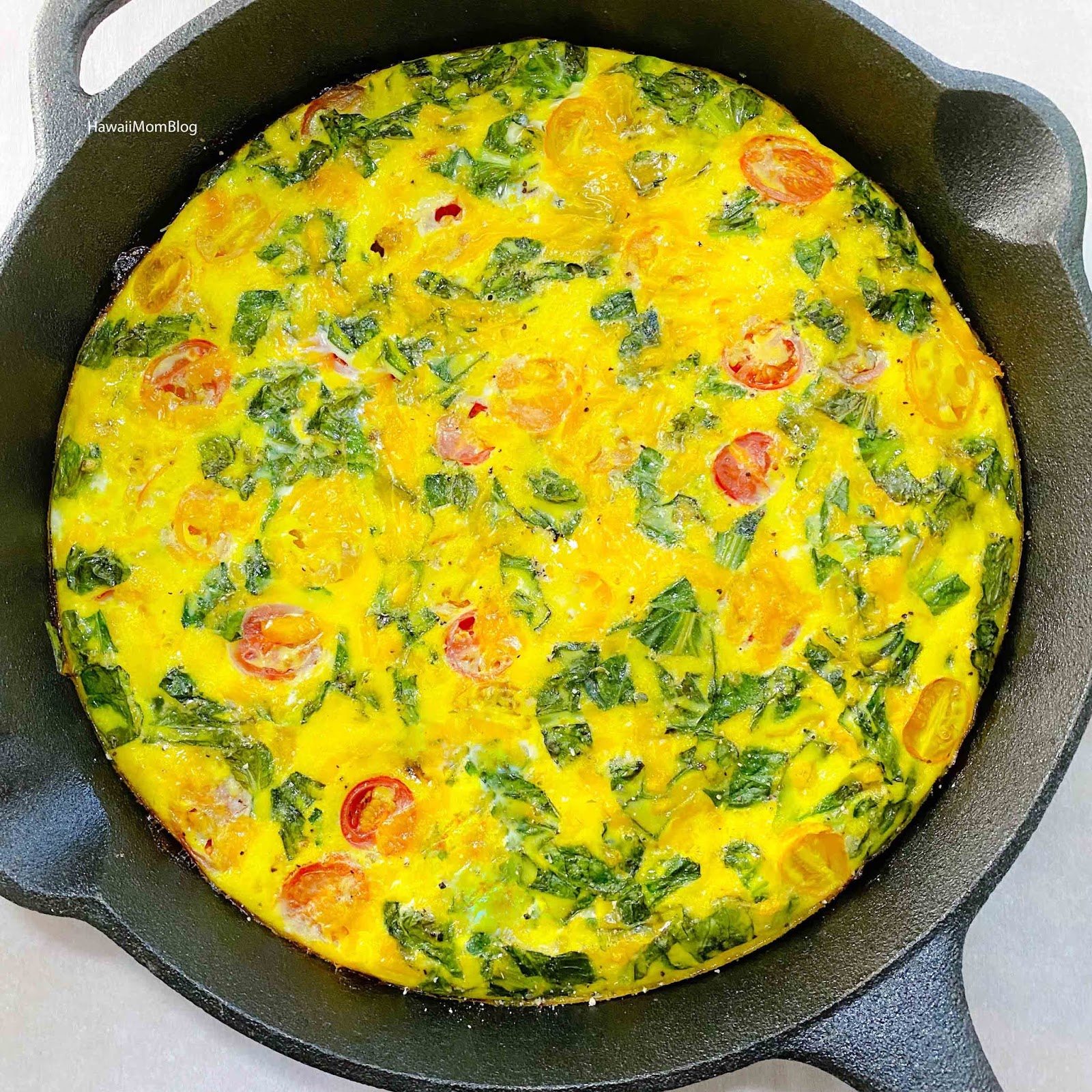 Hawaii Mom Blog: Frittata with M by Chef Mavro CSA Box Ingredients