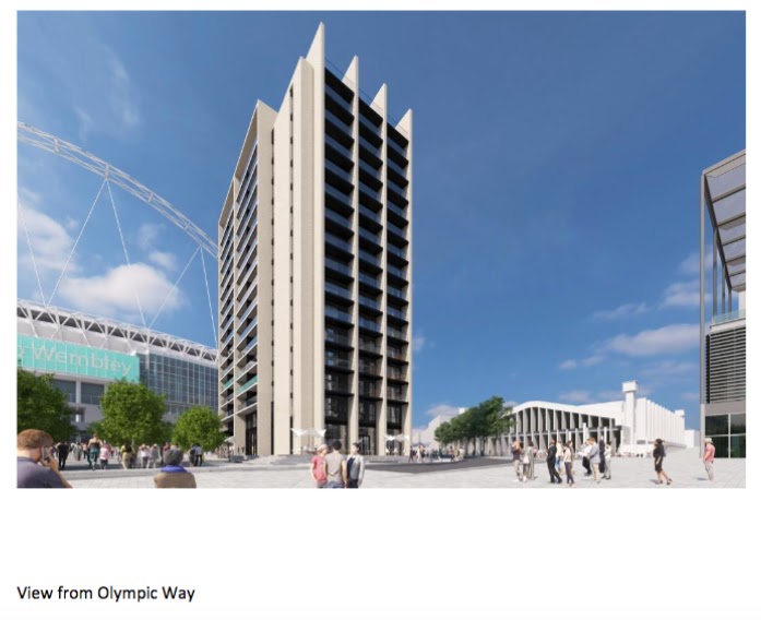 WEMBLEY MATTERS Wembley Stadium due to disappear behind more high rise