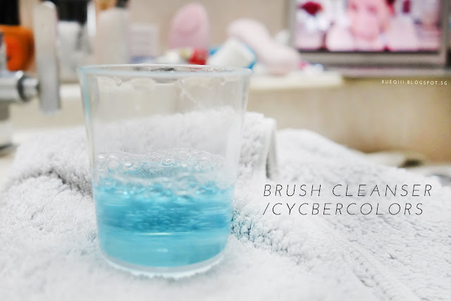 How I Wash My Makeup Brushes & Beauty Blender / Cyber Colors Brush Cleanser