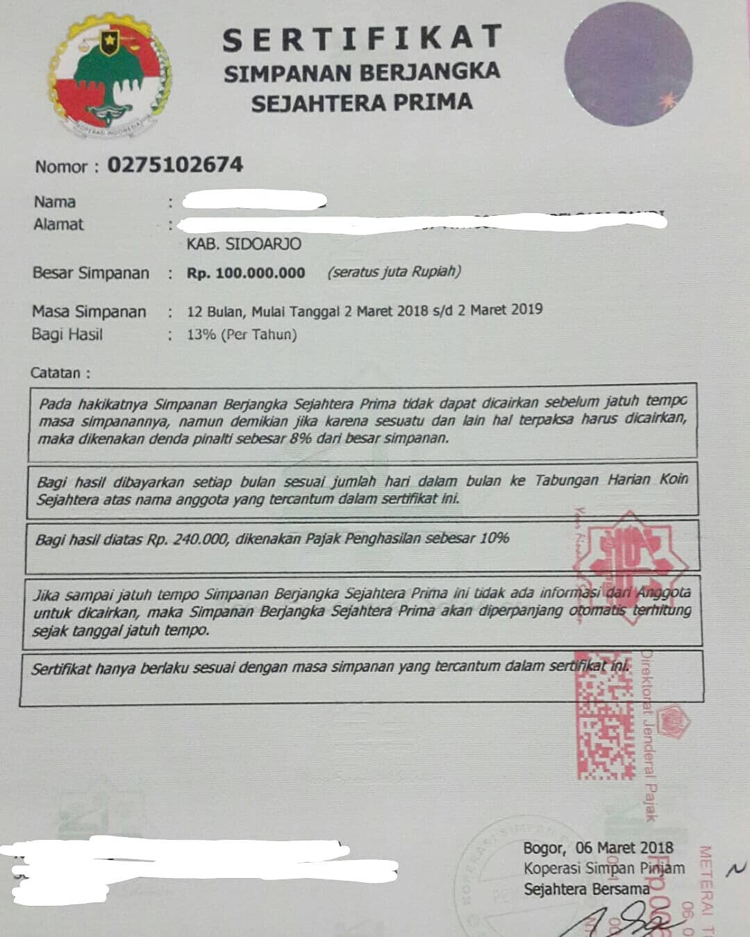 KOPERASI SIMPAN PINJAM SEJAHTERA BERSAMA. KSPSB malang.