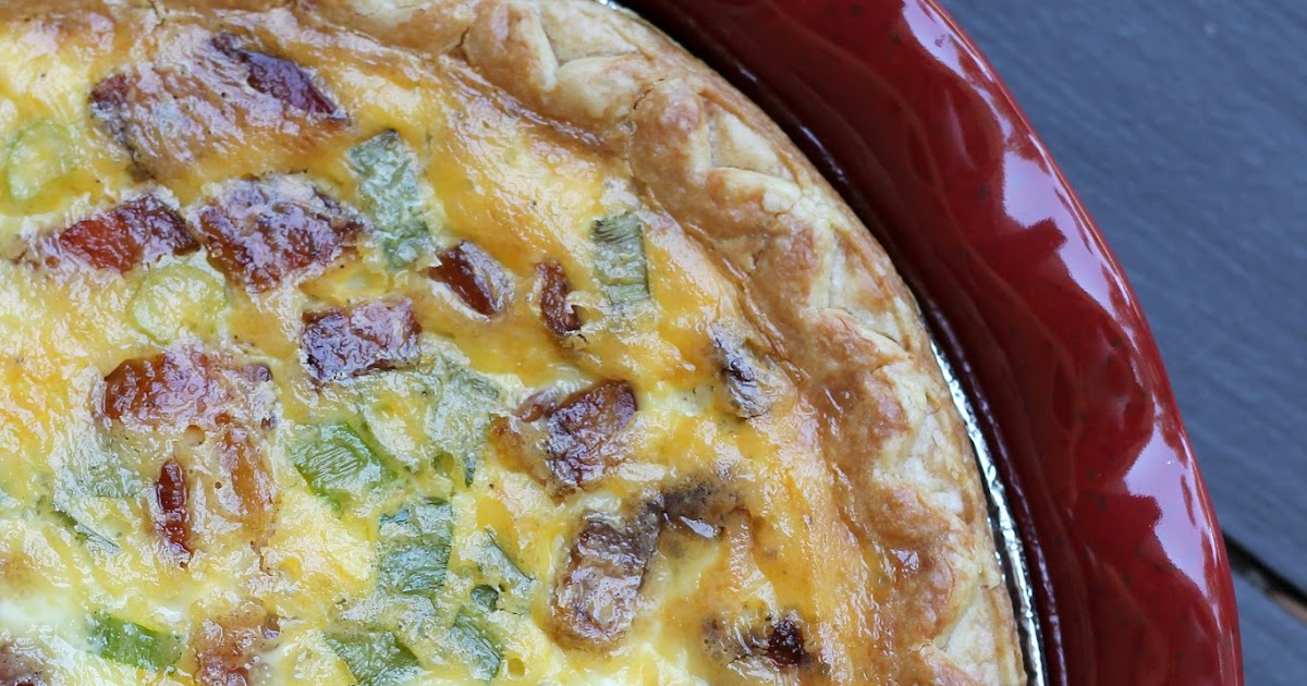 Carolina Charm Bacon & Cheddar Grits Quiche