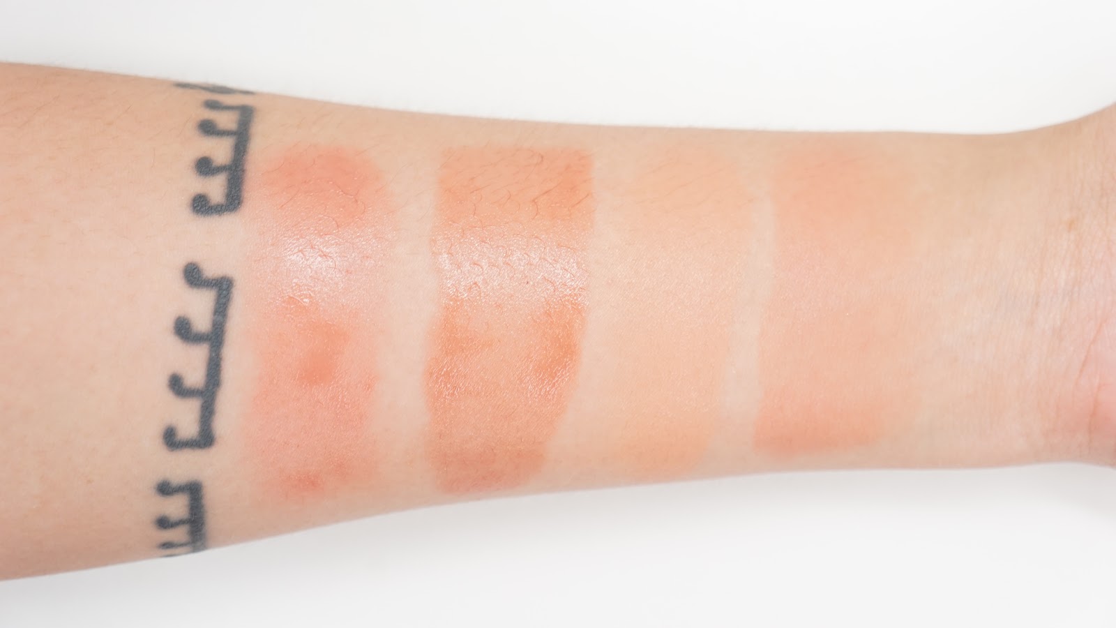 armani a blush swatches