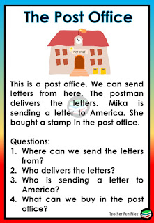 Teacher Fun Files: Reading with Comprehension Questions