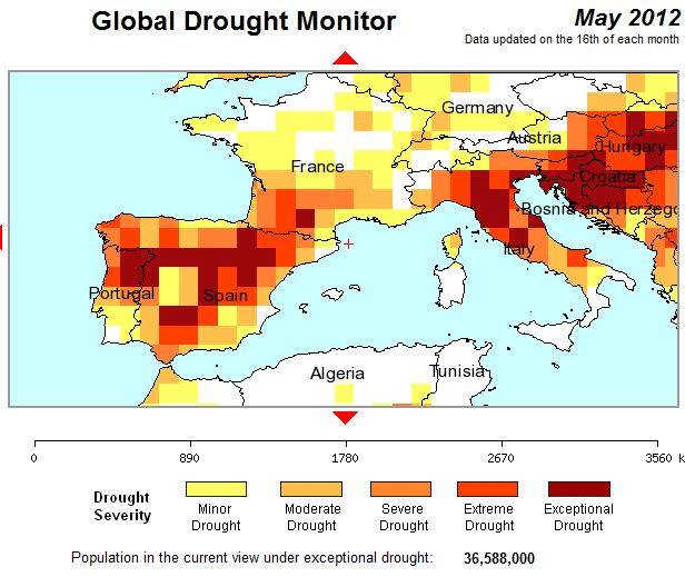 Calamity Countdown Drought in Spain and Italy Adds To Economic Woes