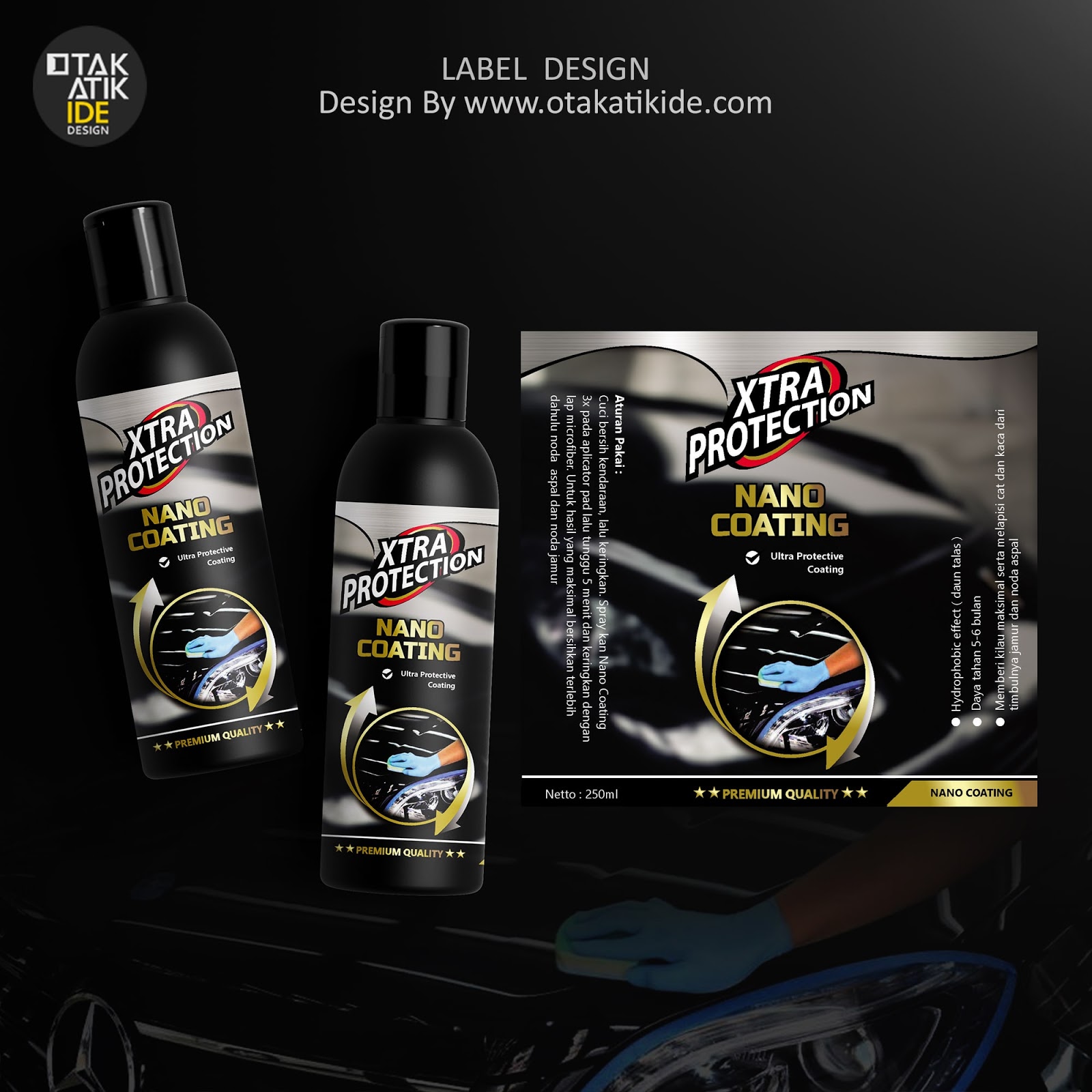 Jasa Desain Produk Nano Coating - Otakatikide | Jasa Desain Logo, Jasa