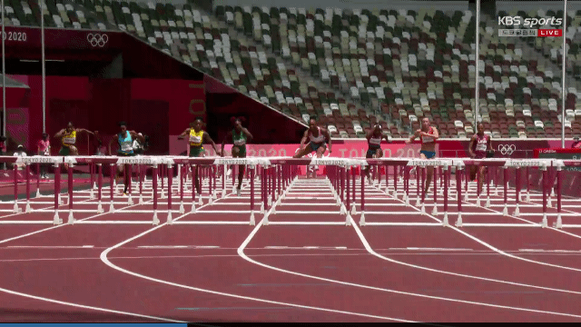여자 허들 100m 금메달 클라스 - 꾸르