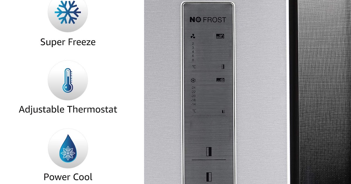 AmazonBasics 564 L Frost Free SidebySide Refrigerator with Water