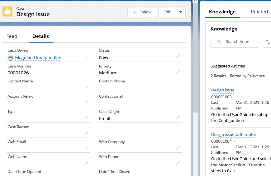 How to add Knowledge widget in Salesforce Lightning Console