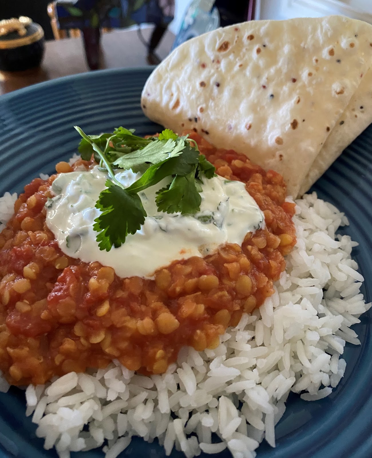 A Tray of Bliss Meals from nothing 4...Beans and Pulses...Dahl with