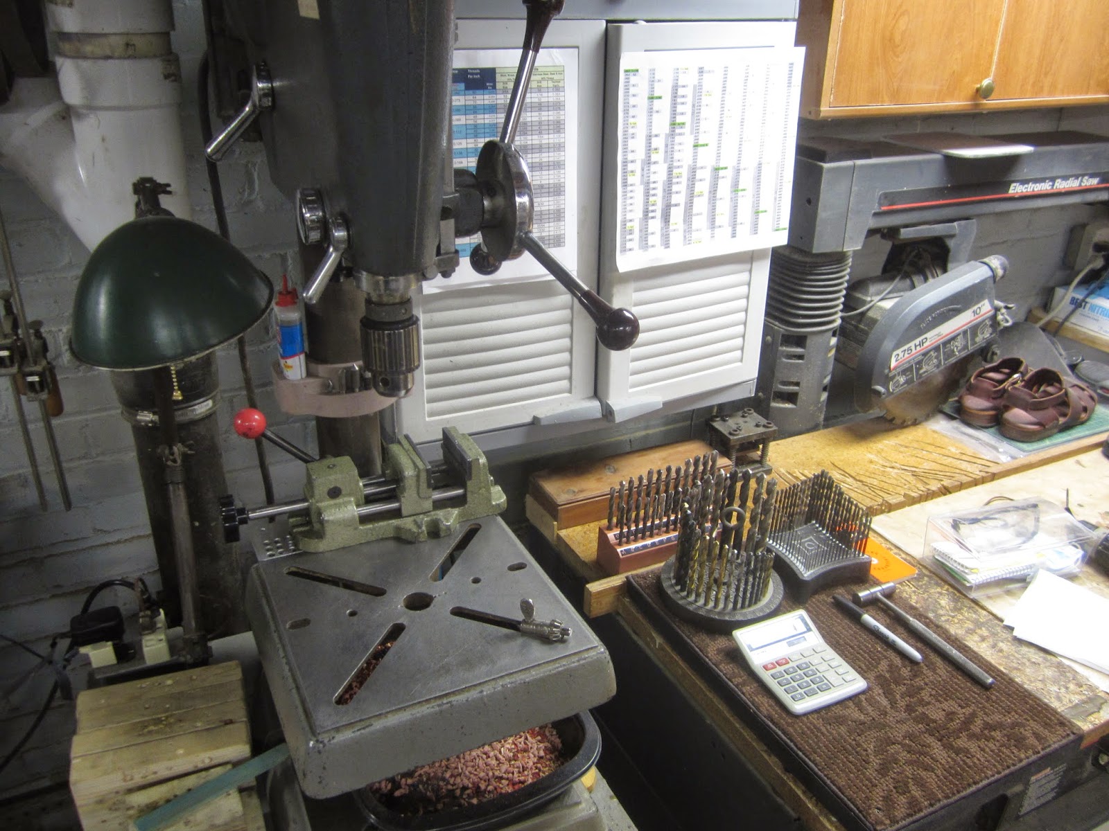 MI Shop Tools Inventions Vintage Drill Bit Holders