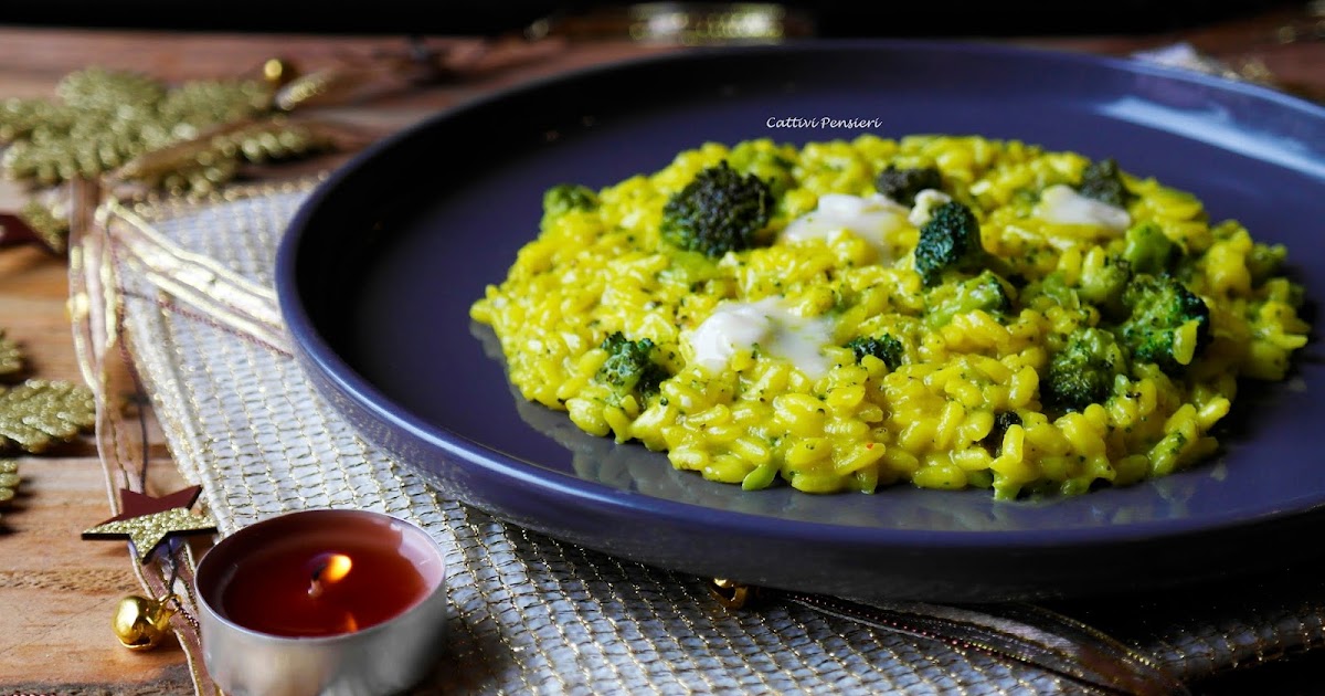 cattivi pensieri recensioni RISOTTO ALLO ZAFFERANO, CON BROCCOLI E