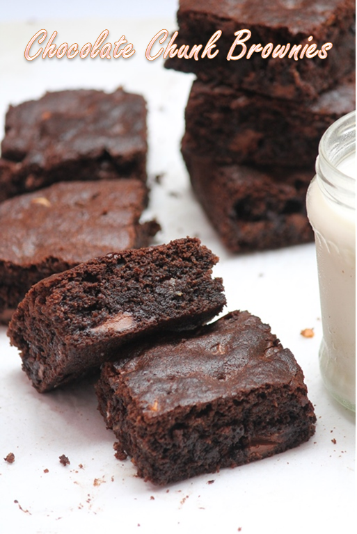 Chocolate Chunk Brownies Recipe Yummy Tummy
