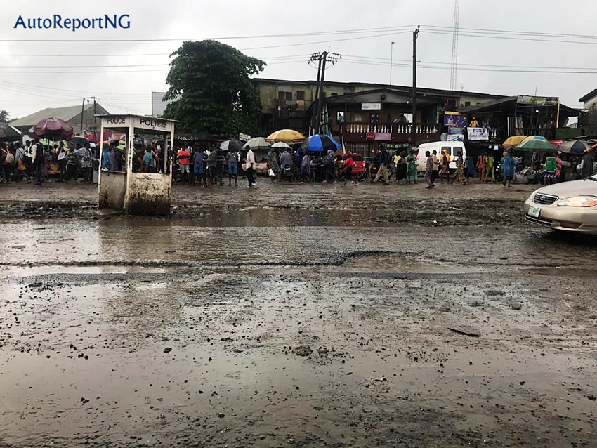 Pictures Of The Damaged LagosBadagry Expressway Politics Nigeria