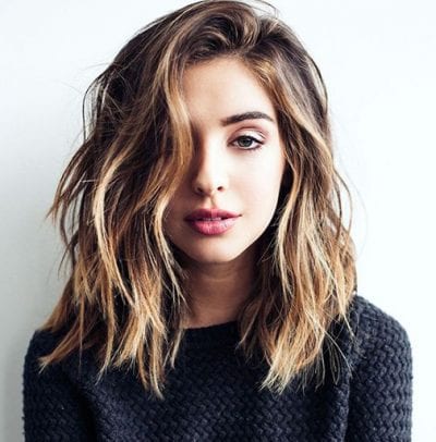 Tóc ombre ngang vai