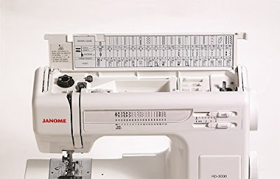Janome Hd3000 Heavy Duty Sewing Machine With 18 Built In Stitches