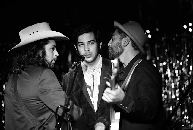 LA Edwards, Harrison Edwards, Jesse Daniel Edwards performing Bowery Vault, Nashville photographer Sarah Bello