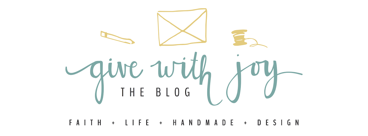 give with joy // the blog