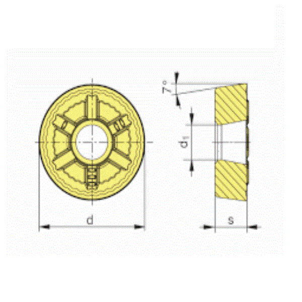 Mảnh dao tiện RCMT 1606 - Ceratizit