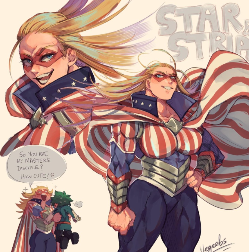 Star and Stripe My Hero Academia Ropanen